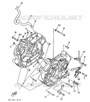 CRANKCASE for Yamaha VIRAGO 1989