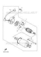 STARTER MOTOR for Yamaha VIRAGO 1989