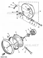 HEADLIGHT for Yamaha VIRAGO 1989