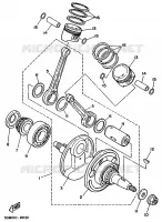 CRANKSHAFT / PISTON for Yamaha VIRAGO 1992