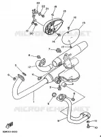 EXHAUST for Yamaha VIRAGO 1992