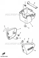 SIDE COVER for Yamaha VIRAGO 1992
