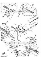STAND / FOOTREST for Yamaha VIRAGO 1992