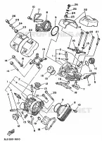 CYLINDER HEAD  for Yamaha VIRAGO 1994
