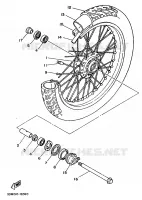 FRONT WHEEL for Yamaha VIRAGO 1994