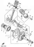 CRANKSHAFT / PISTON for Yamaha VIRAGO 1996