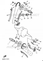 CAMSHAFT / TIMING CHAIN for Yamaha VIRAGO 1996