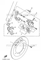 FRONT BRAKE CALIPER for Yamaha VIRAGO 1996
