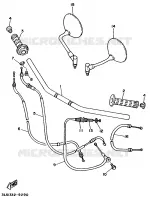 HANDLEBAR & CABLES for Yamaha VIRAGO 1996
