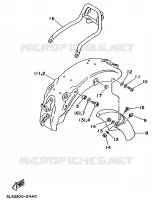 ALTERNATIVE FENDER for Yamaha VIRAGO 1996