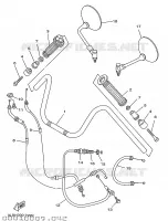HANDLEBAR & CABLES for Yamaha VIRAGO 1998