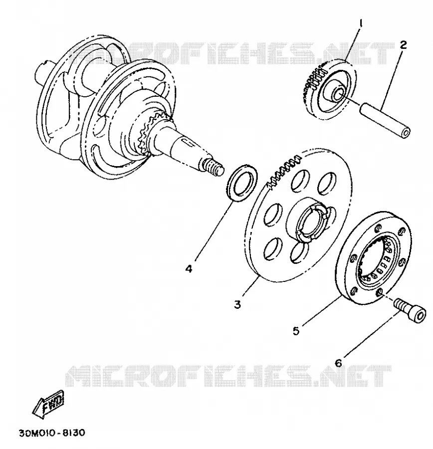 STARTER CLUTCH Yamaha MOTO 250 1998 VIRAGO  XV250S