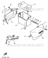 SIDE COVER   OIL TANK for Yamaha VIRAGO 1995