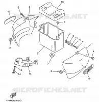 SIDE COVER for Yamaha VIRAGO 1998