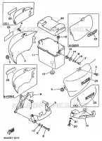 SIDE COVER   OIL TANK for Yamaha VIRAGO 1996