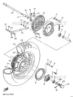 REAR WHEEL for Yamaha VIRAGO 1996
