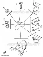 ELECTRICAL 2   FOR UNITED KINGDOM / DENMARK / FINLAND / NORWAY / SWEDEN / NETHERLANDS for Yamaha VIRAGO 1997