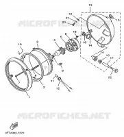 HEADLIGHT for Yamaha VIRAGO 1997