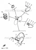 ELECTRICAL 2   FOR BELGIUM / GREECE / ITALY / PORTUGAL for Yamaha VIRAGO 1997