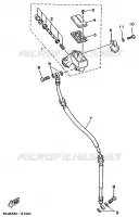 FRONT MASTER CYLINDER   FLAT HANDLEBAR for Yamaha VIRAGO 1997