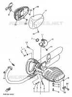 EXHAUST for Yamaha VIRAGO 1997