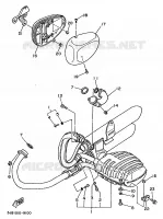 EXHAUST for Yamaha VIRAGO 1997