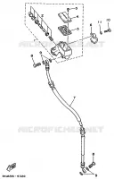 FRONT MASTER CYLINDER   FLAT HANDLEBAR for Yamaha VIRAGO 1997