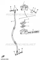 FRONT MASTER CYLINDER   HIGH HANDLEBAR for Yamaha VIRAGO 1997