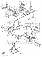 STAND / FOOTREST for Yamaha VIRAGO 1997