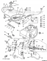 FUEL TANK for Yamaha VIRAGO 1998