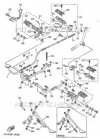 STAND / FOOTREST for Yamaha VIRAGO 1998