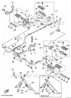 STAND / FOOTREST for Yamaha VIRAGO 1998