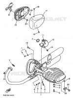 EXHAUST for Yamaha VIRAGO 1998