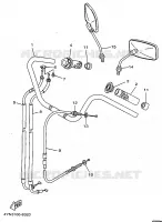 HANDLEBAR & CABLES for Yamaha VIRAGO 1998