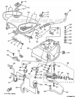 FUEL TANK for Yamaha VIRAGO 1998