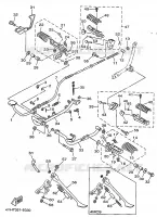 STAND / FOOTREST for Yamaha VIRAGO 1998
