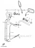 HANDLEBAR & CABLES for Yamaha VIRAGO 1998