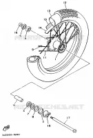 FRONT WHEEL for Yamaha VIRAGO 1998