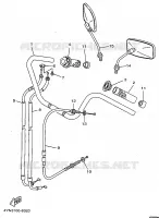 HANDLEBAR & CABLES for Yamaha VIRAGO 1998