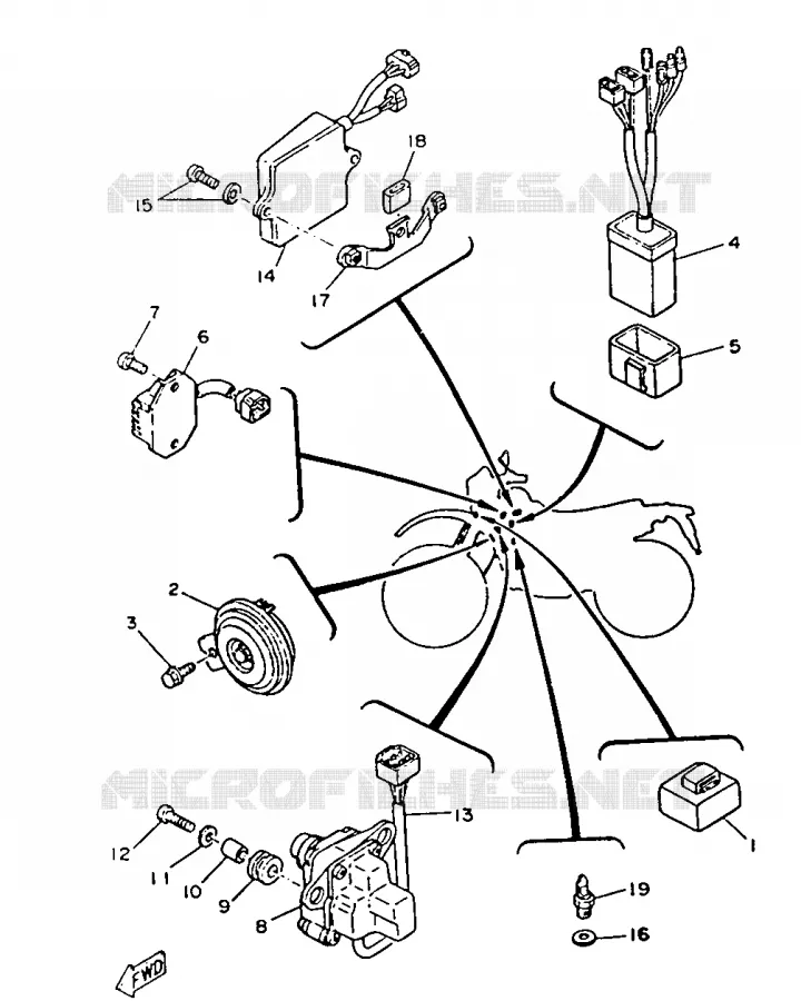 ELECTRICAL 2 Yamaha MOTO 125 1987 DT  DT125