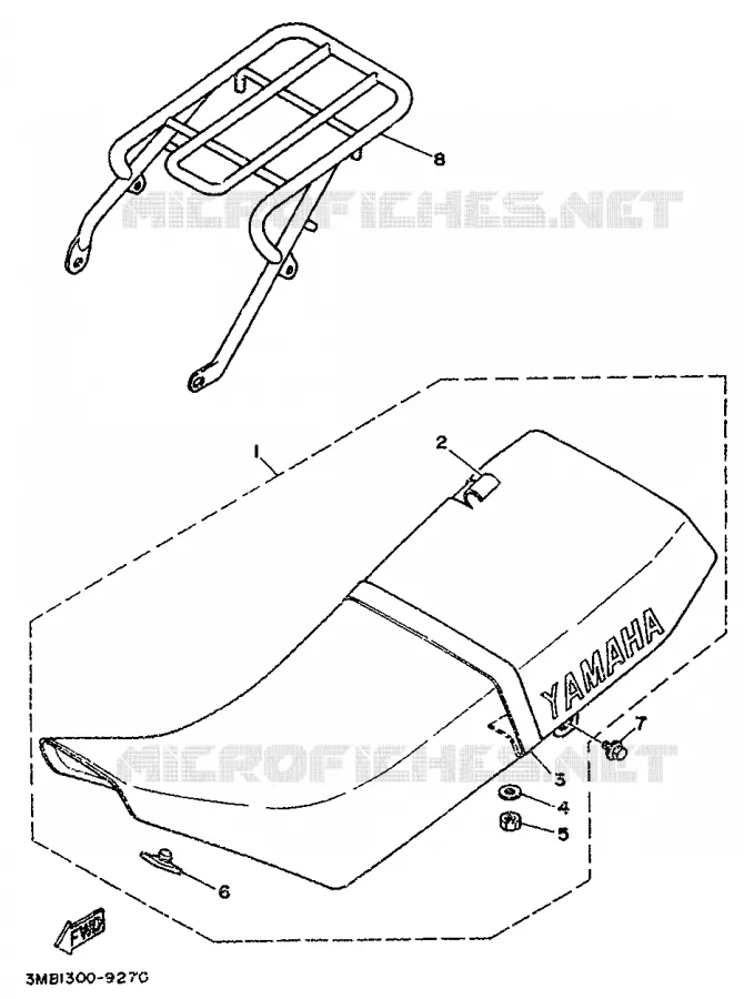 SEAT Yamaha MOTO 125 1995 DT  DT125