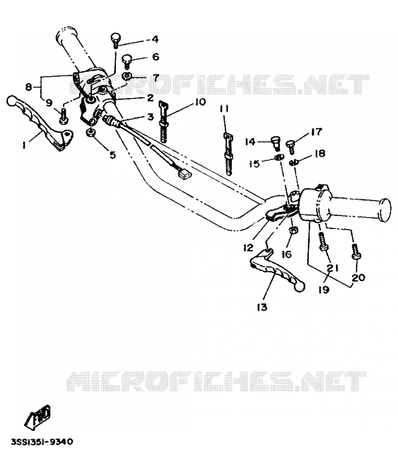 SWITCH / LEVER Yamaha MOTO 125 1989 DTMX  DT125MX