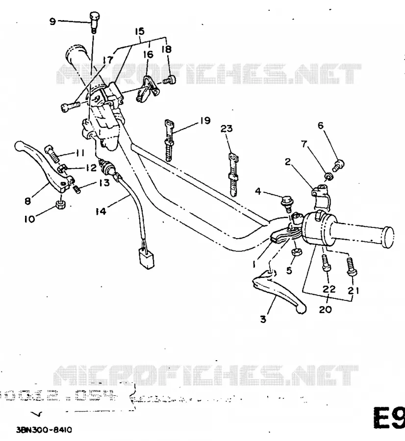 SWITCH / LEVER Yamaha MOTO 125 1991 DTR  DT125R