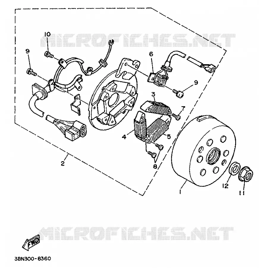 IGNITION Yamaha MOTO 125 1994 DTR  DT125R
