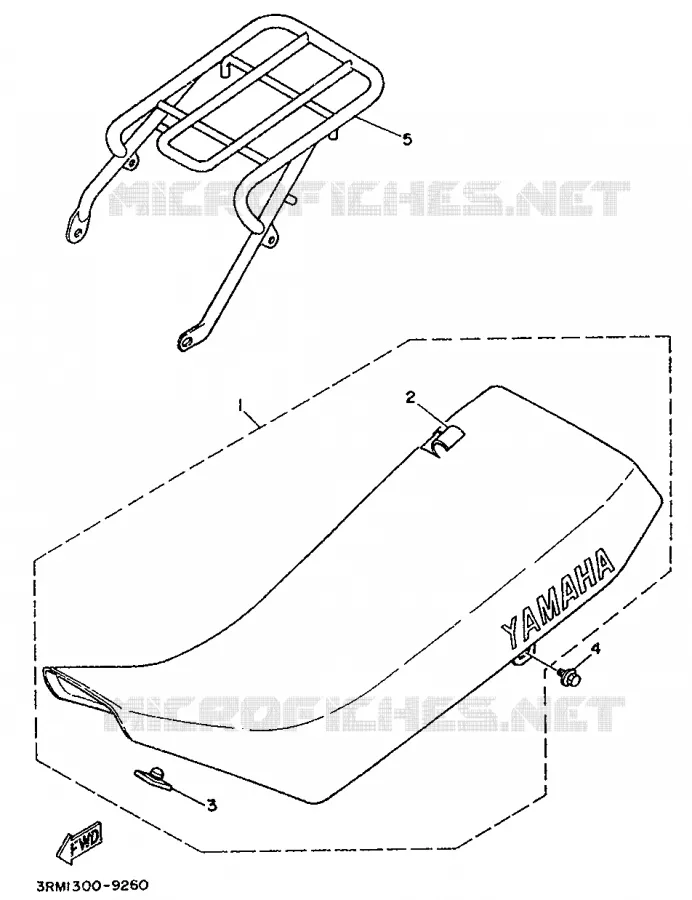 SEAT Yamaha MOTO 125 1994 DTR  DT125R