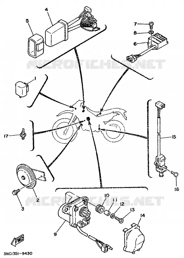 ELECTRICAL 2 Yamaha MOTO 125 1996 DTR  DT125R