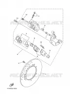 FRONT BRAKE CALIPER for Yamaha VIRAGO 2000