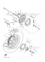 REAR WHEEL for Yamaha VIRAGO 2000