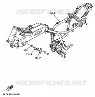 OPTIONAL PARTS   CHASSIS   FOR DENMARK for Yamaha VIRAGO 1995