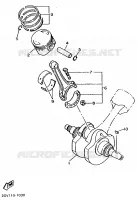 CRANKSHAFT / PISTON for Yamaha VIRAGO 1995